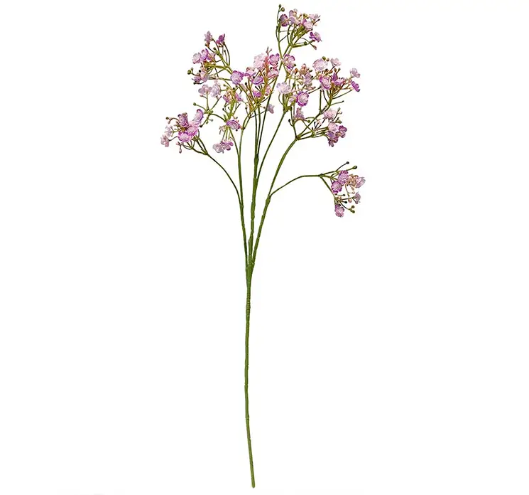 Brudeslør kunstig blomst af plast i lyserød