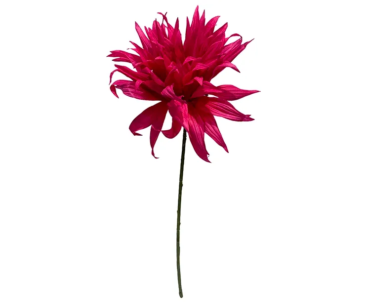 Kunstig dahlia georgine i plast pink farvet