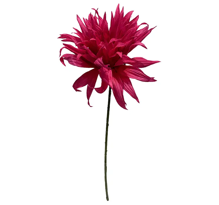 Dahlia også kaldet georgine kunstig blomst af plast i pink