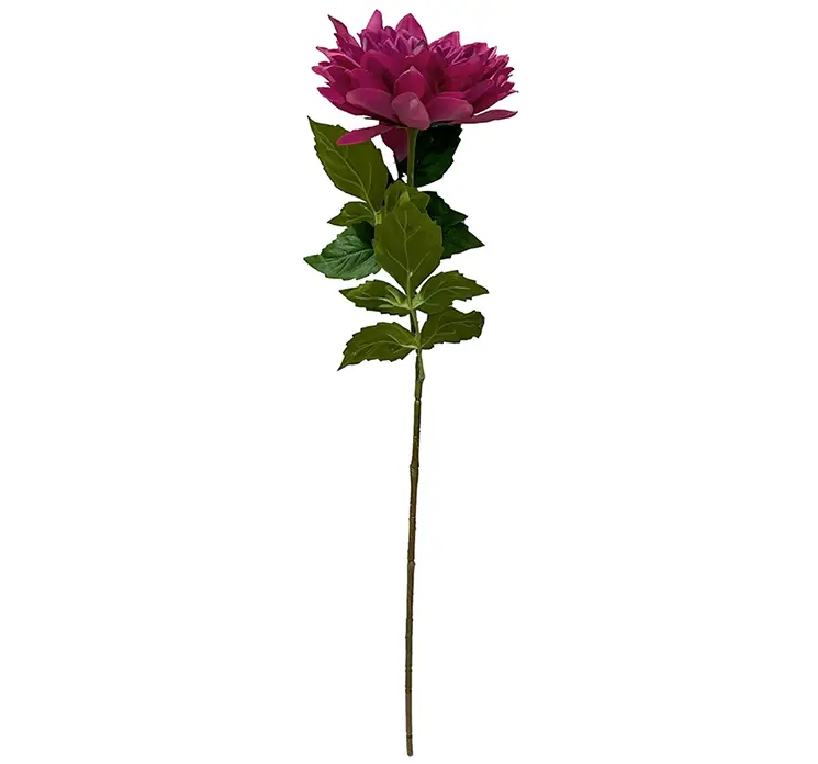 Dahlia også kaldet georgine kunstig blomst af plast i lilla