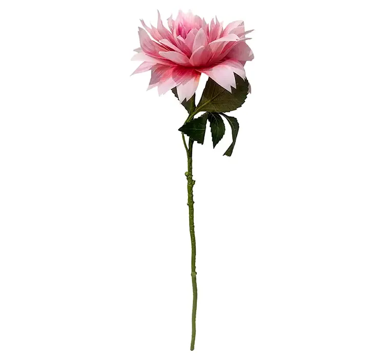 Kunstig dahlia også kaldet georgine i pink af plast