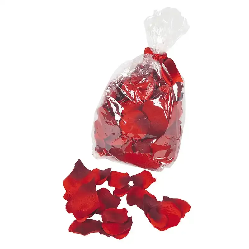 Kunstige rosenblade i rød