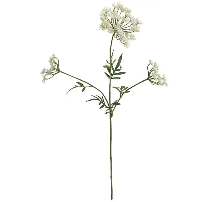 Kunstig dild blomst i hvid