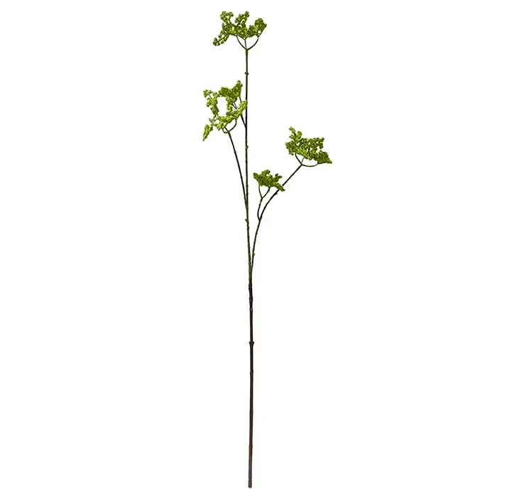 Kunstig dild blomst i lysegrøn af plast