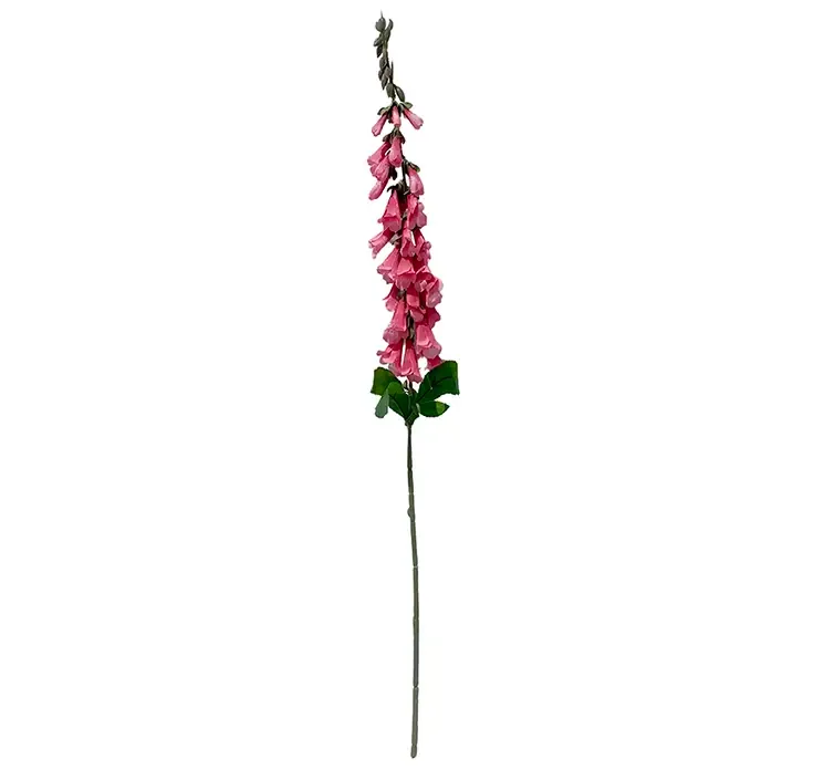 Kunstig fingerbøl blomst også kaldet digitalis i pink af plast