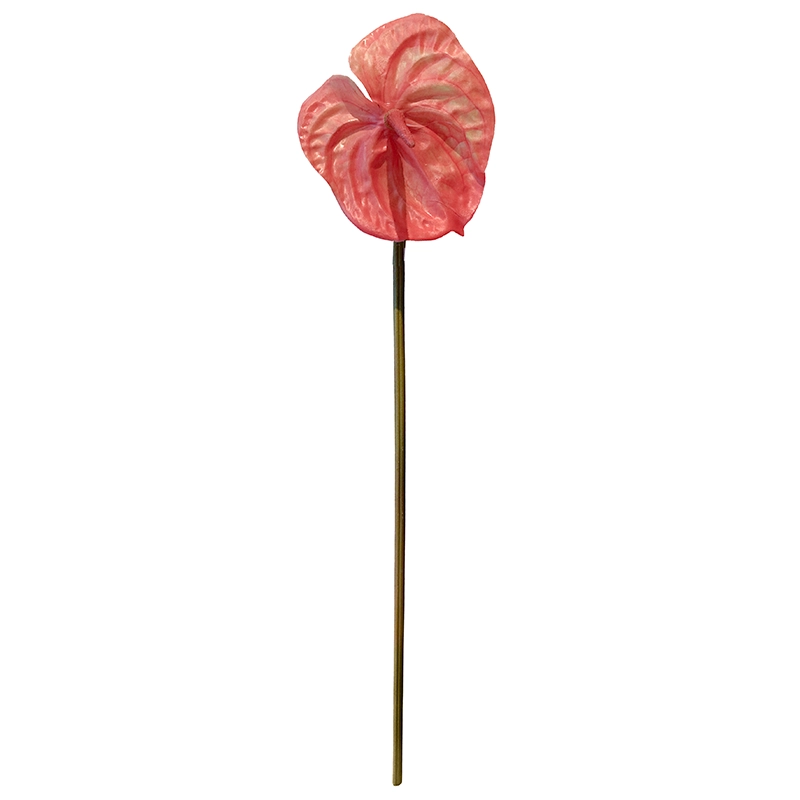 Flamingo kunstig blomst af plast i orange