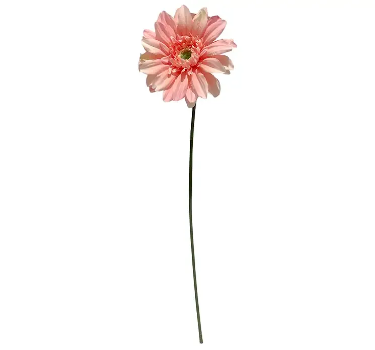 Kunstig gerbera blomst i pink af genbrugsplast