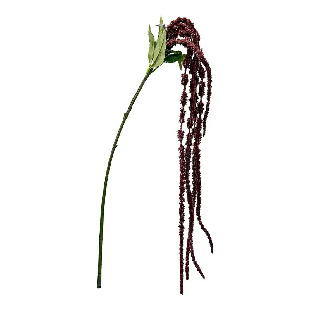 Amarant også kaldet Amaranthus kunstig blomstergren af plast i lilla 120cm