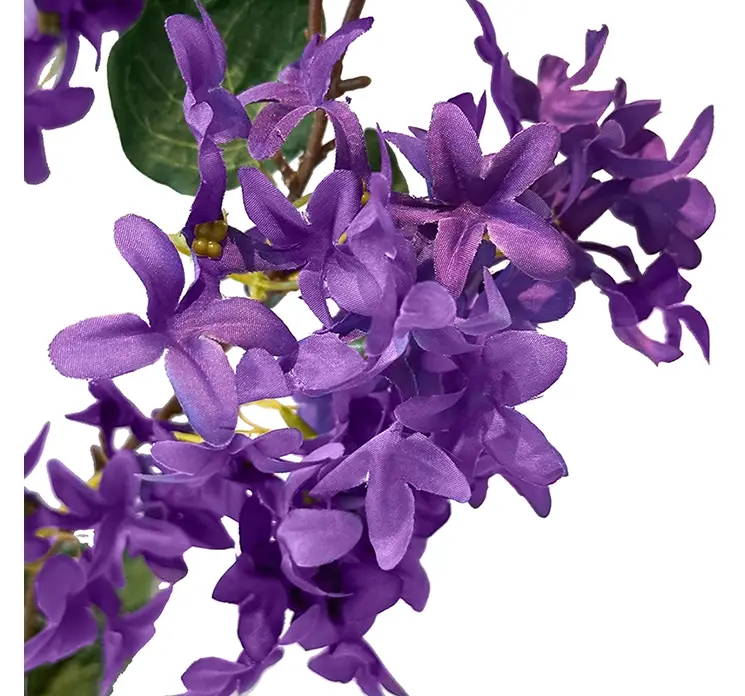 Jasmin kunstig blomst af plast i lilla closeup