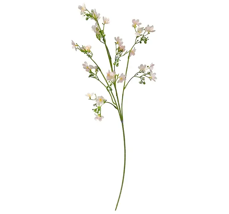 Kunstig kalanchoe blomst også kaldet brændende kærlighed i lyserød af plast