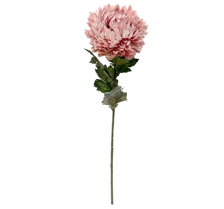 Krysantemum kunstig blomst af plast i lyserød