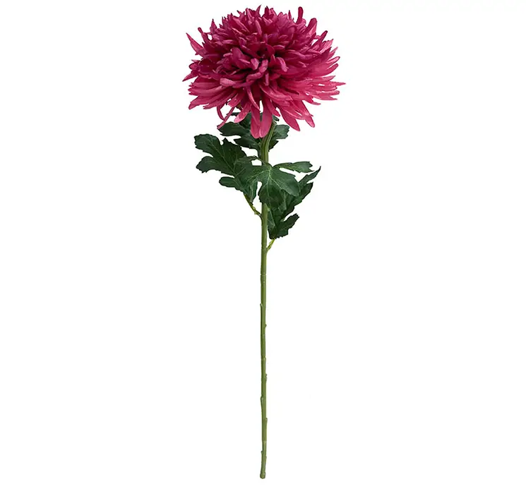 krysantemum kunstig blomst af plast i pink