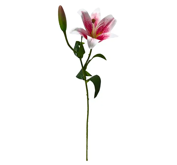 Kunstig blomst lilje i pink