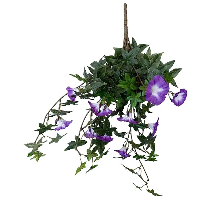 Petunia kunstig blomst også kaldet morning glory med lilla blomster