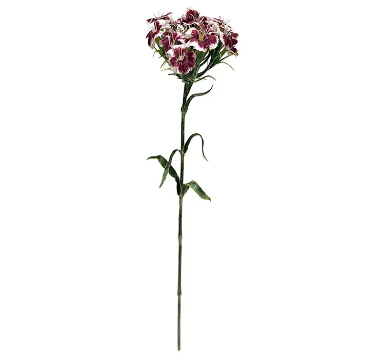Nellike kunstig blomst af plast i lilla