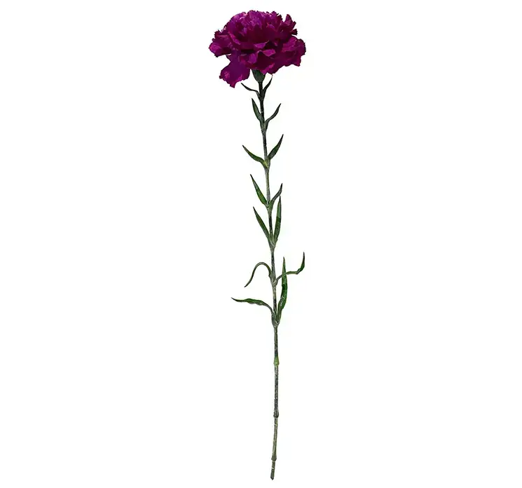 Nellike kunstig blomst af plast i lilla