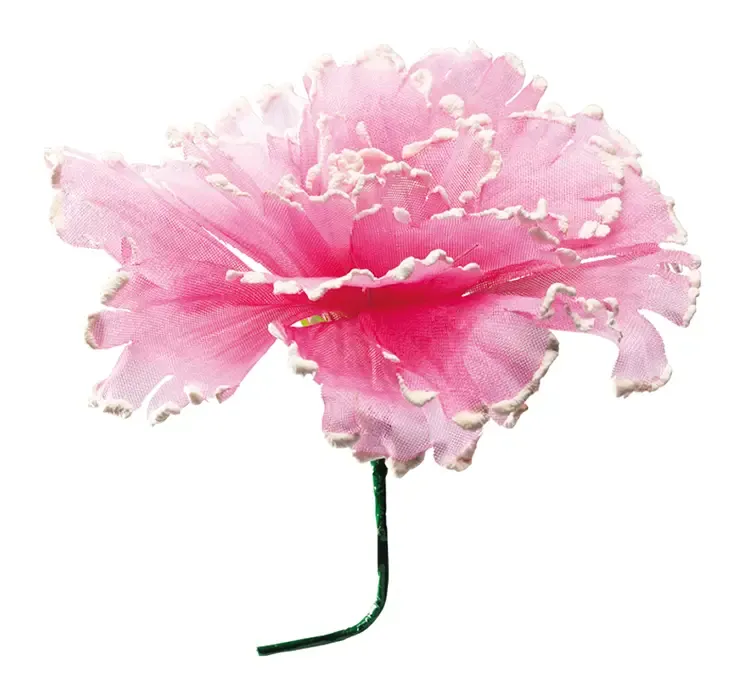 Kunstig blomst i pink af papir