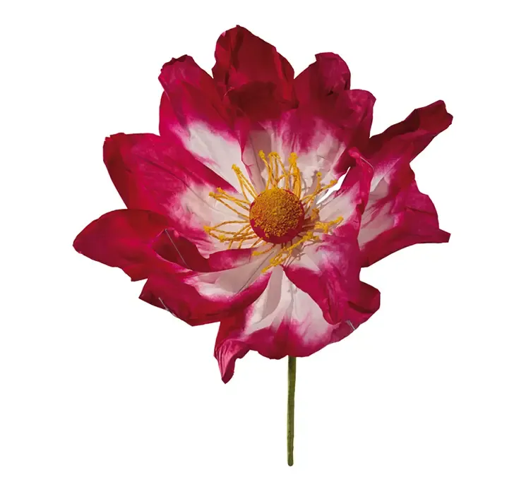 Kunstig blomst af papir i pink