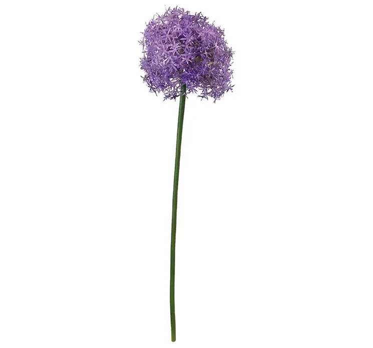 Prydløg kunstig blomst af plast i lilla