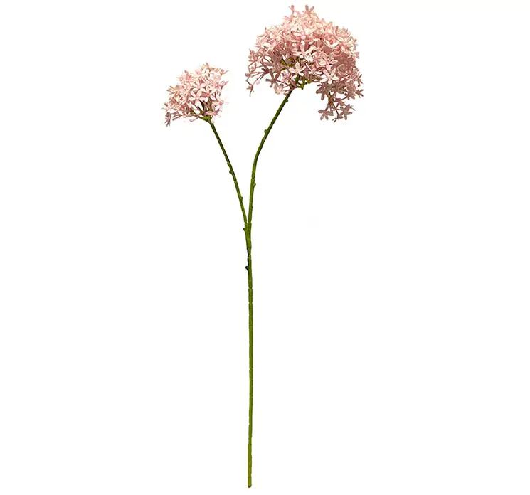Prydløg kunstig blomst af plast i lyserød