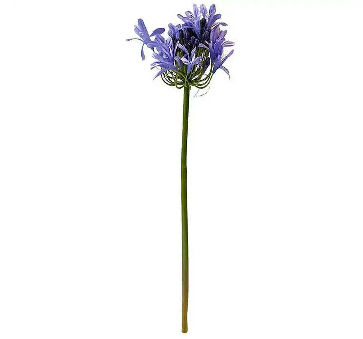 Skærmlilje kunstig blomst af plast i lilla