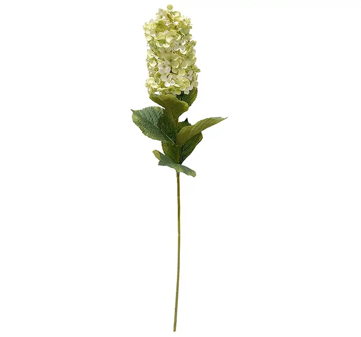 syrenhortensia kunstig blomst af plast i grøn