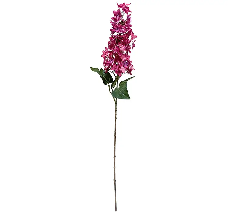 Syren kunstig blomst af plast i fuchsia farvet