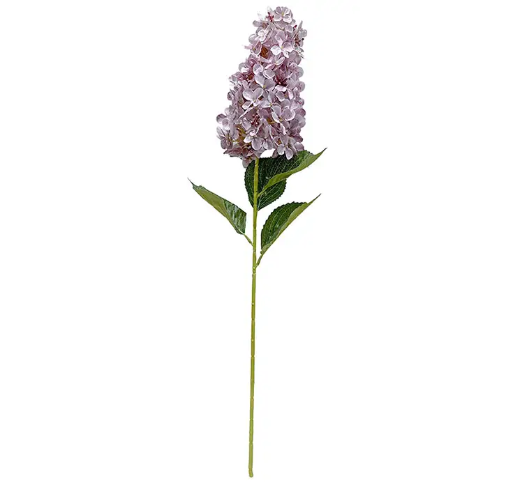 Syrenhortensia kunstig blomst af plast i lavendel farvet