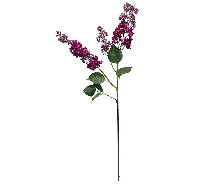 Syren kunstig blomster gren af plast i lilla