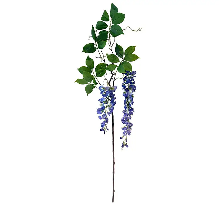 Wisteria også kaldet blåregn kunstig blomst af plast i blå
