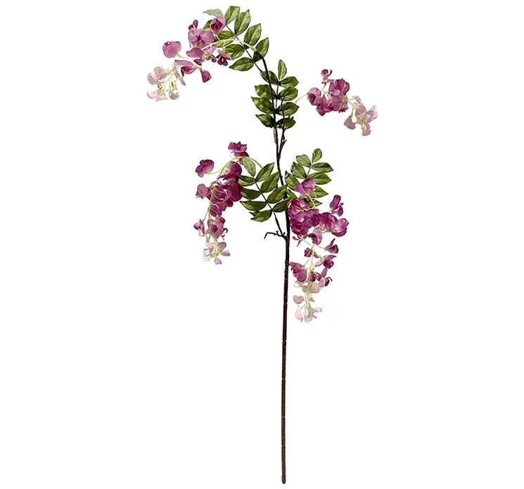 Wisteria kunstig blomst af plast i lilla