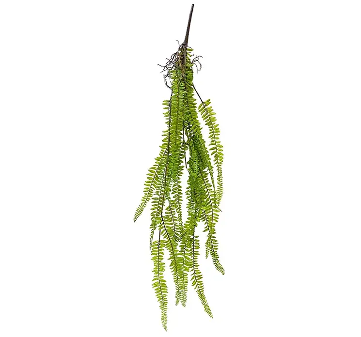 Bregne buket kunstig plante af plast i grøn 88cm