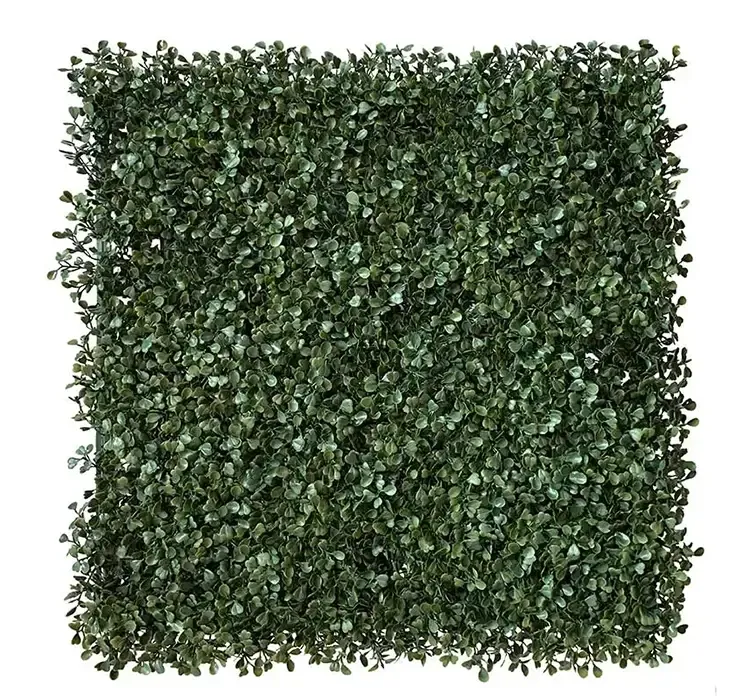 Kunstig bladmix plade buksbom af plast uv beskyttet