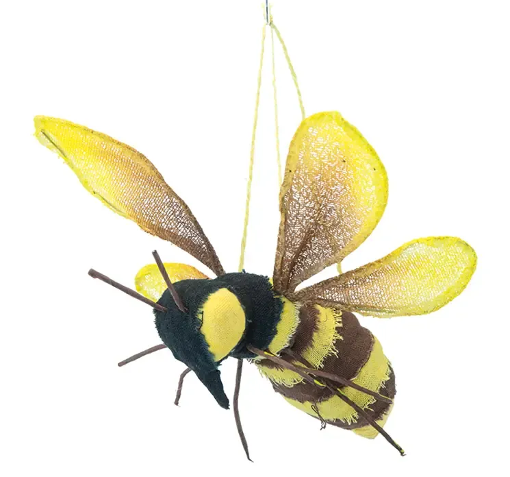 Kunstig bi med ophæng til dekoration