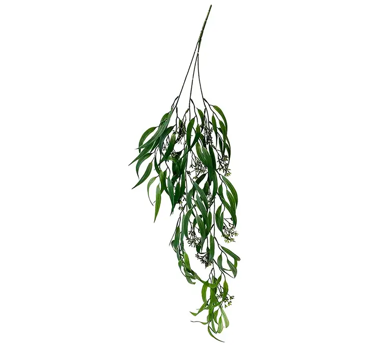 Græs hænger med frø kunstig plante af plast i grøn 89cm