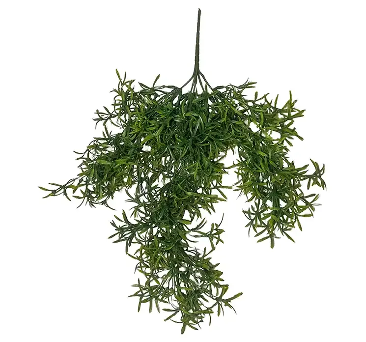 Kunstig græshænger i grøn af plast