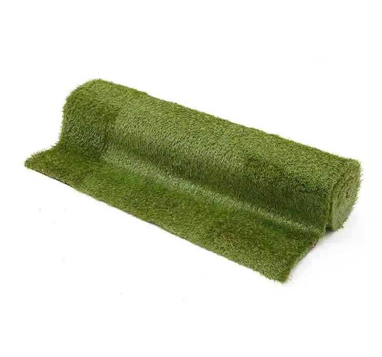 Kunstig græs måtte til både indendørs og udendørsbrug af plast i grøn. græsset er uv beskyttet