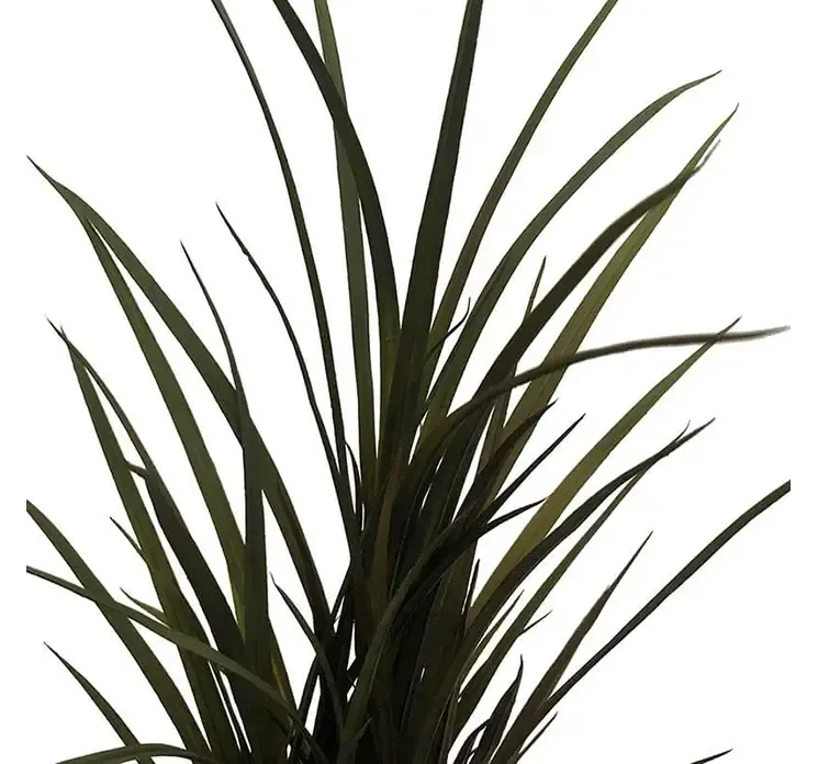 Kunstig græs i potte af plast closeup af græs