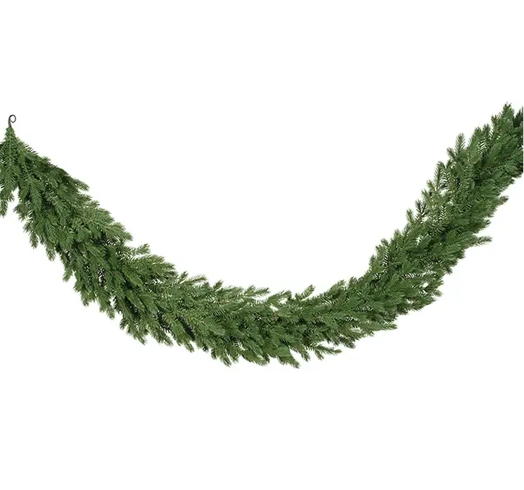 Granranke myrkdalen kunstig af brandhæmmende PE plast i grøn 180cm