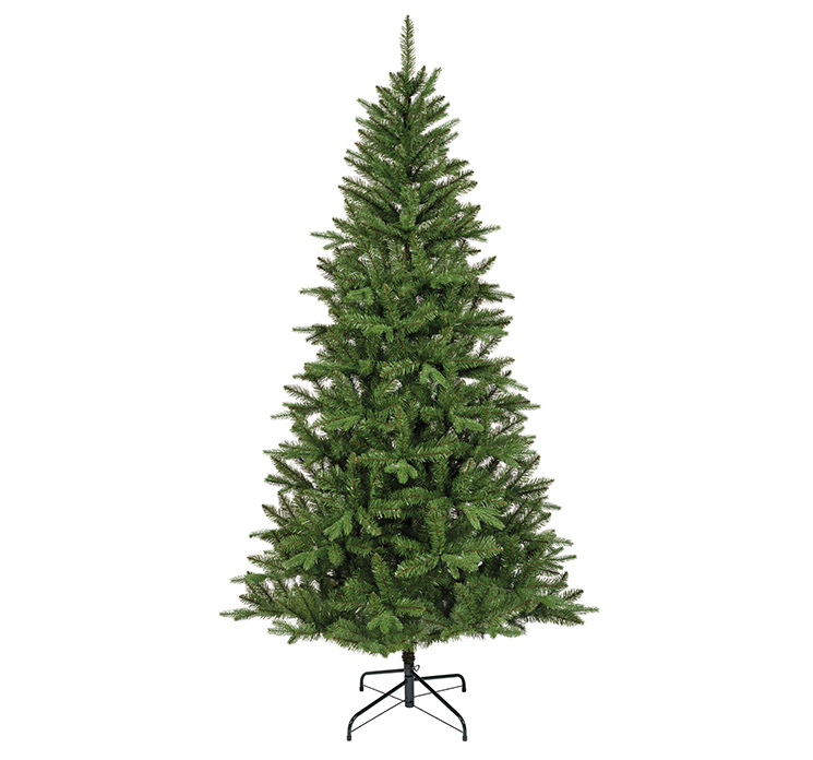 Grantræ kunstig Bretton i grøn af plast og pvc 210cm