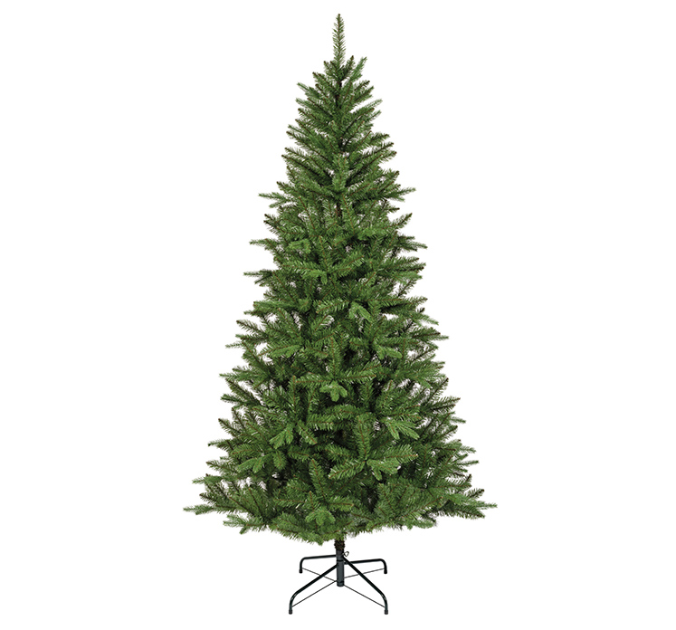 Grantræ kunstig Bretton i grøn af plast og pvc