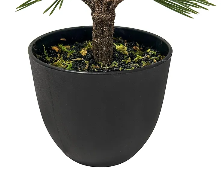 Kunstig fyrretræ i potte, kunstig grantræ closeup1