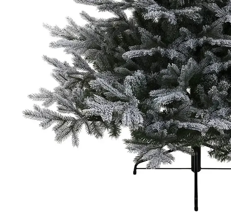 Kunstig grantræ juletræ tilsneet med metalfod