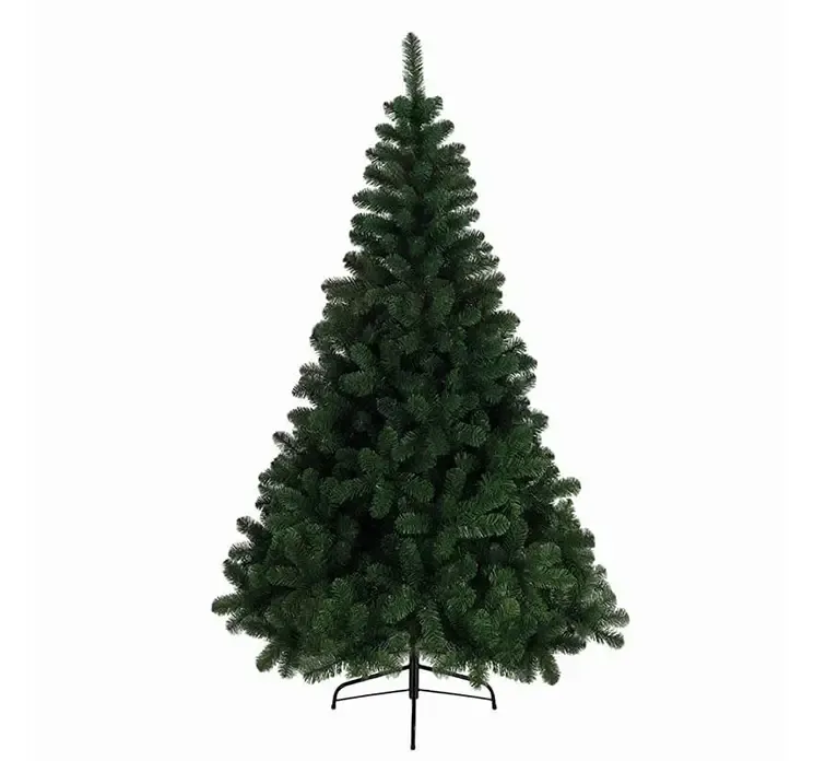 Kunstig gran juletræ imperial af plast i grøn