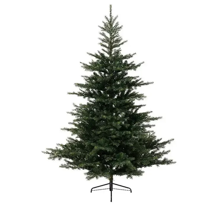 Kunstig gran juletræ grandis af plast i grøn