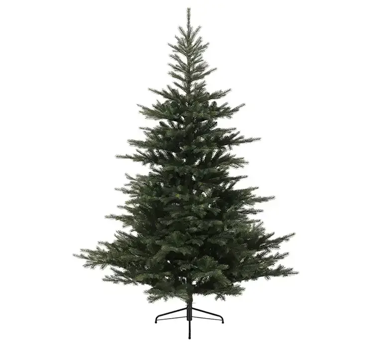 Kuntige gran juletræ grandis af plast i grøn