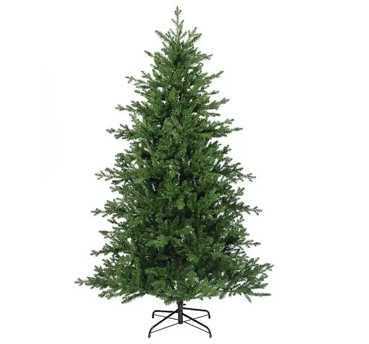 Kunstig gran juletræ greenhill af genbrugsplast i grøn