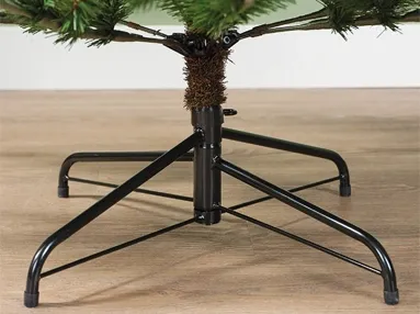 kunstig greenhill juletræ juletræsfod closeup