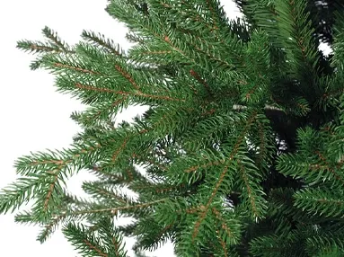 kunstig greenhill juletræ nåle closeup