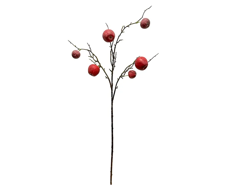 kunstig gren med røde æbler
